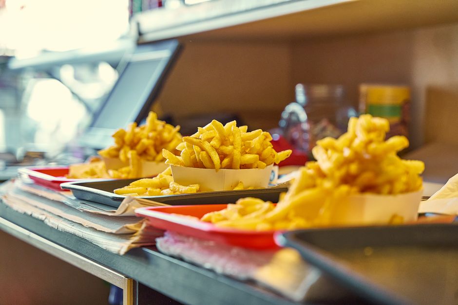 Cornet de frites maison double cuisson chez Snacker
